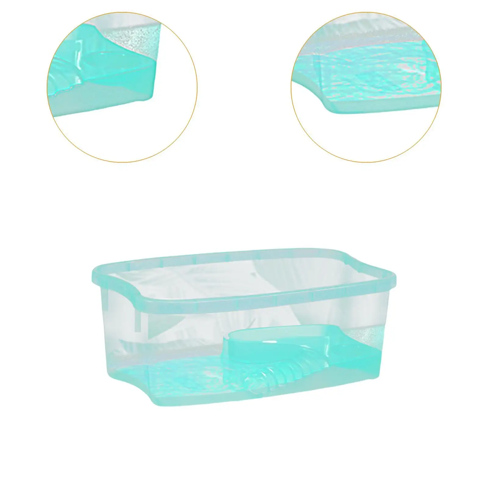 Turtles Tank Aquarium Terrapin Tortoises Case Frog Pets Accessories Amphibians