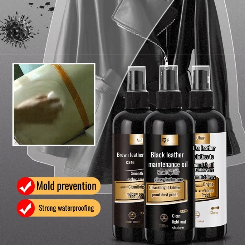 Leather Maintenance Oil Leather Cleaner Care Oil Polishing Balm for Bag Boots Furniture Nourishment Care