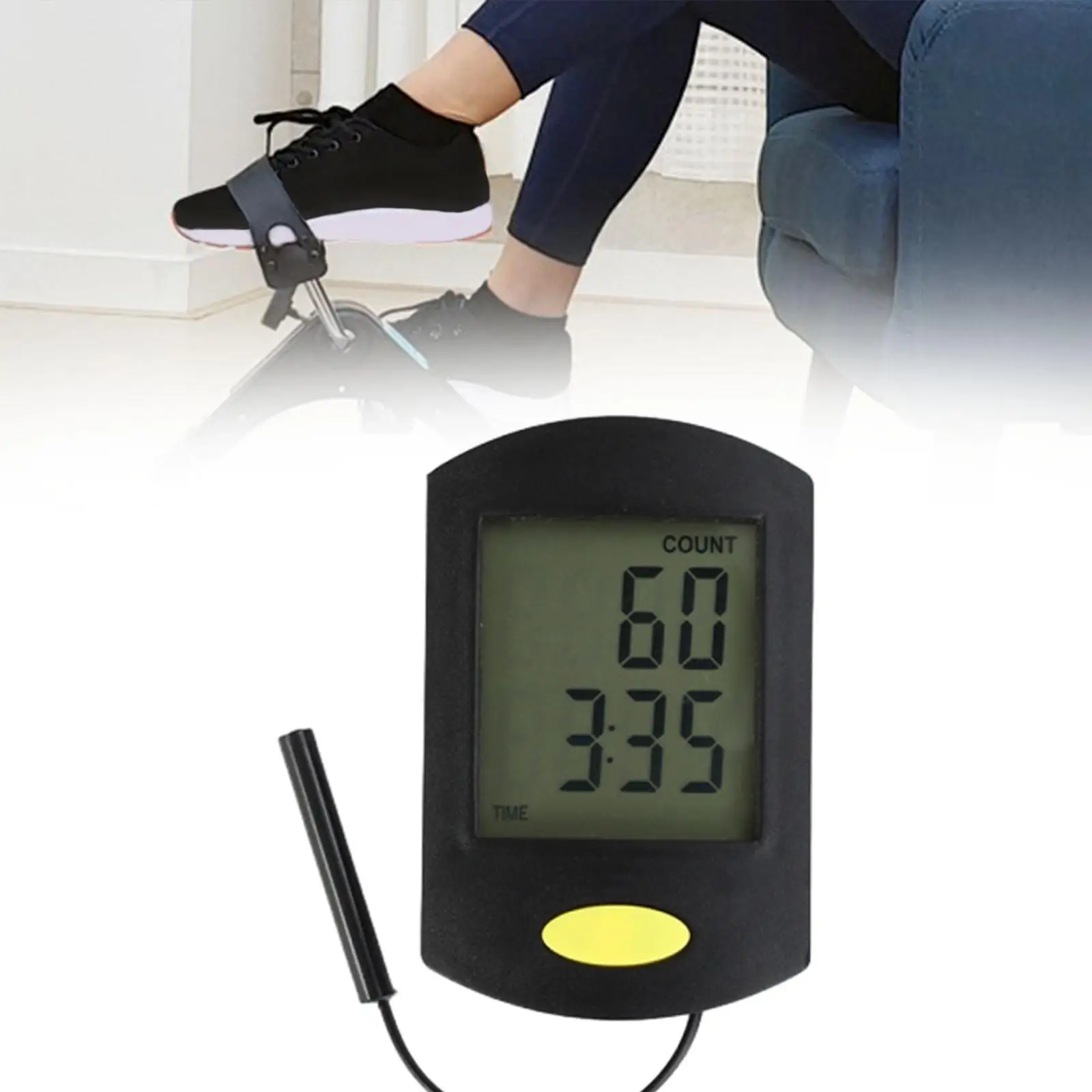Replacement Monitor Speedometer, Exercise Bike Computer Pedometer, Adult