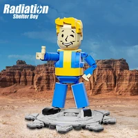 621PCS Ideas Fallout Vault Boy MOC Shelter Boy Building Block Popular Movie Series Action Model For Kids Christmas Birthday Gift 2