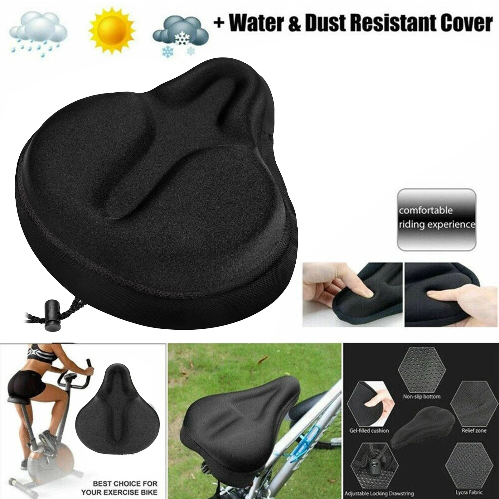 thumbnail image 2 of GUB 3083 Fixed Gear Bicycle Saddle Riding Equipment Comfortable Seat Road Bike Seat Cushion 2 of 12