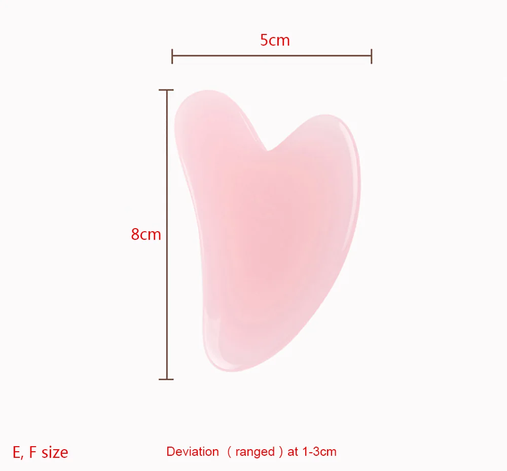 Resin Gua Sha Scraping Massage Scraper Face Massager Acupuncture Guasha Board Massager for Face Tool 4