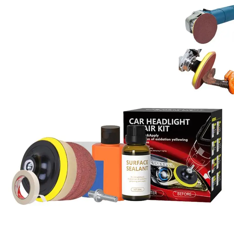 

Automotive Headlight Polishing Kit Headlight Repair Anti-scratch And Maintenance Liquid 30ml Rearview Mirror Coating