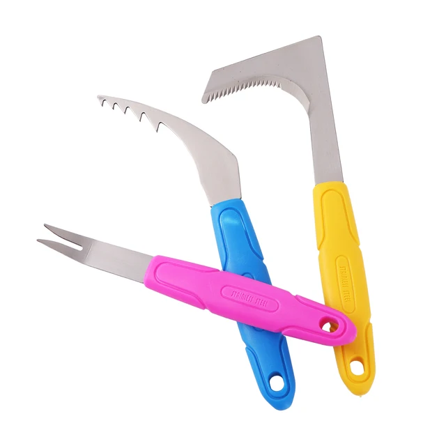 Pázsit Hordozható Gyökér Eltávolító Ásó Gyomnövény Puller Kertészkedés Kézi Gyepfaszos Machete Horog Repedés Gyomátültetési Palánták Szerszám - Image 4