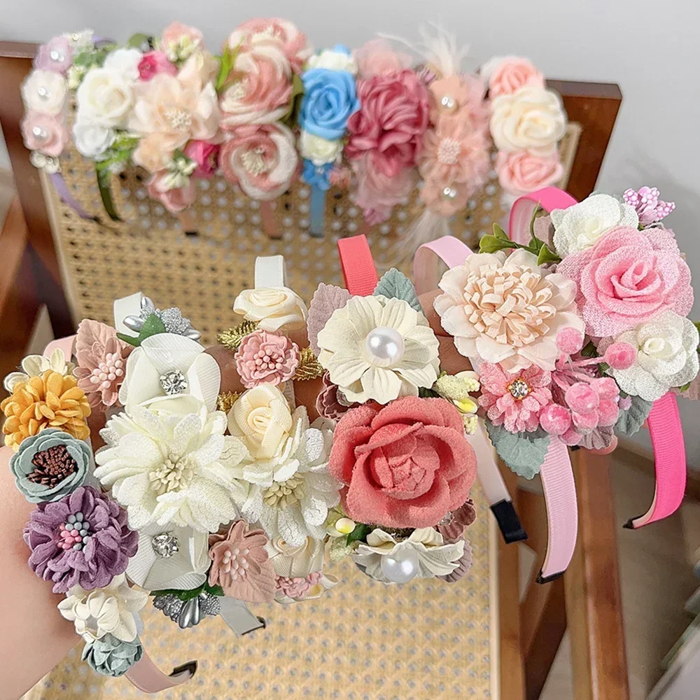 Artificial Flower Crown Headband Keyword 2