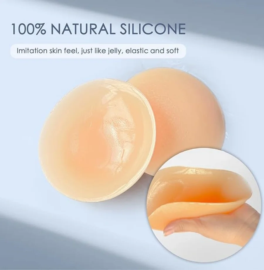 Cuscinetti Adesivi In Silicone Per Glutei - Rinforzatori Per Fianchi E Sedere - Aspetto Naturale, Riutilizzabili (1 Paio) - 2