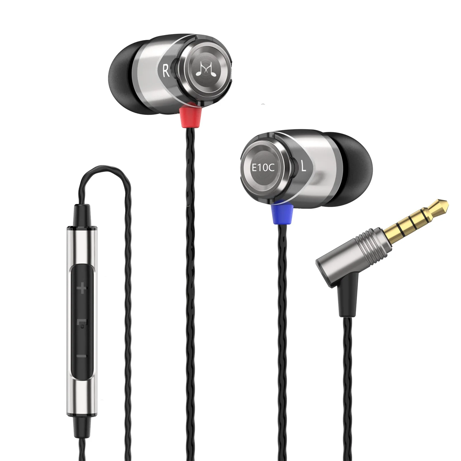 

SoundMAGIC E10C Wired Earbuds with Microphone HiFi Stereo Earphones Noise Isolating in Ear Headphones Powerful Bass