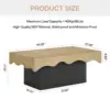 Tribesigns Farmhouse Coffee Tables for Living Room, 45 Inch Rectangular Rustic Classic Cocktail Table, Wooden One Style Fits All 2