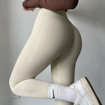 Womens Gym Seamless Yoga Pants Sports Clothes Stretchy High Waist Athletic Exercise Fitness Leggings Sports Activewear Leegings 1