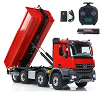 Toys 1/14 Kabolite K3365 8X8 Red RC Hydraulic Dump Truck RTR Remote Control Painted Finished Tipper Vehicle Cars Model for Boys 2