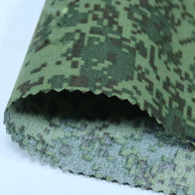 

EMR Camouflage Cloth 500D 1000D Nylon Waterproof Tactical Vest Russian Army Fan Green Anti-Infrared Fabric Military Quality
