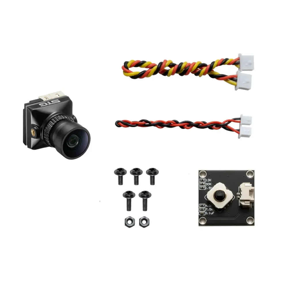 Caméra FPV JINJIEAN STG Bat 1 1800TVL Vision Nocturne Super Black Light