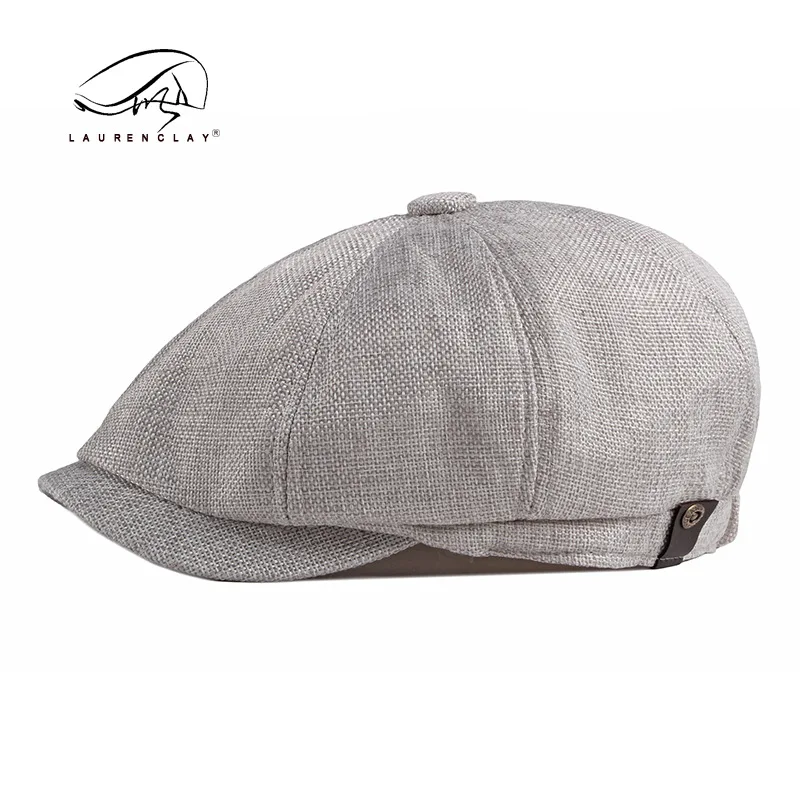Sombrero Algodón Estilo Gatsby Gorra Plana Taidor Para Hombre - Algodón Y Poliéster, Talla Ajustable 57-60 Cm Gorra Conducir