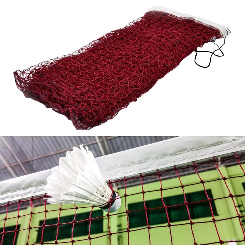 

510*76cm Professional Sports Training Standard Badminton Net Outdoor Tennis Net Outdoor Mesh Volleyball Net Practice Accessory
