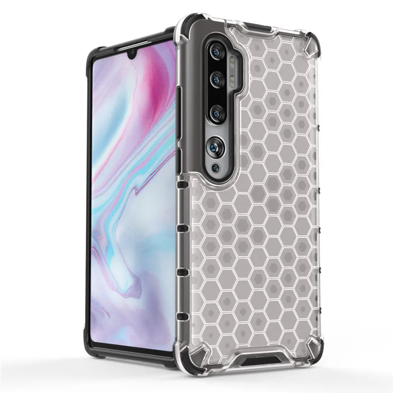 Shockproof Transparent Armor Case with Soft Bumper and Hard PC Cover