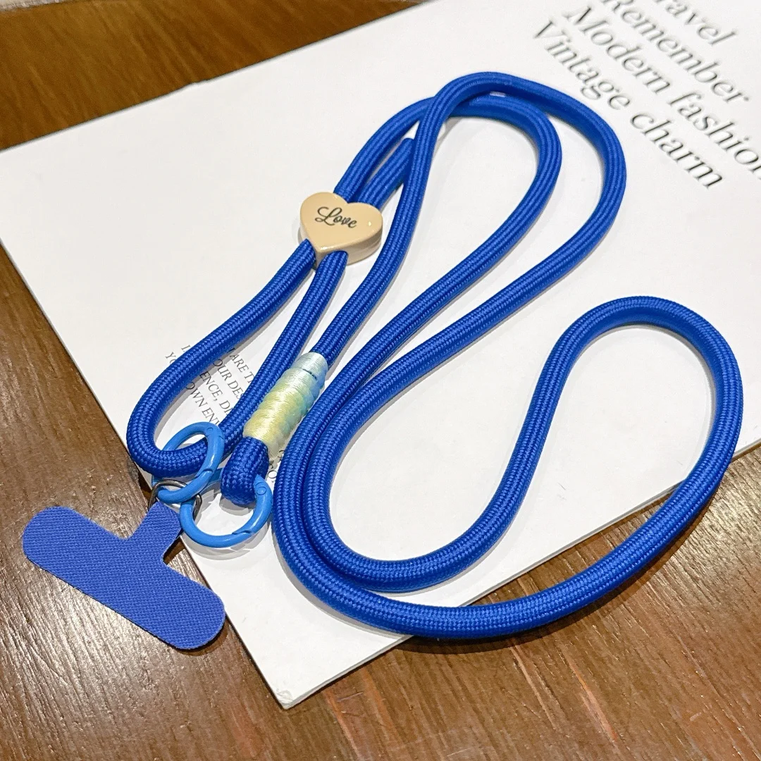 Stylish Cross-Body Lanyard with Love Design Keychain