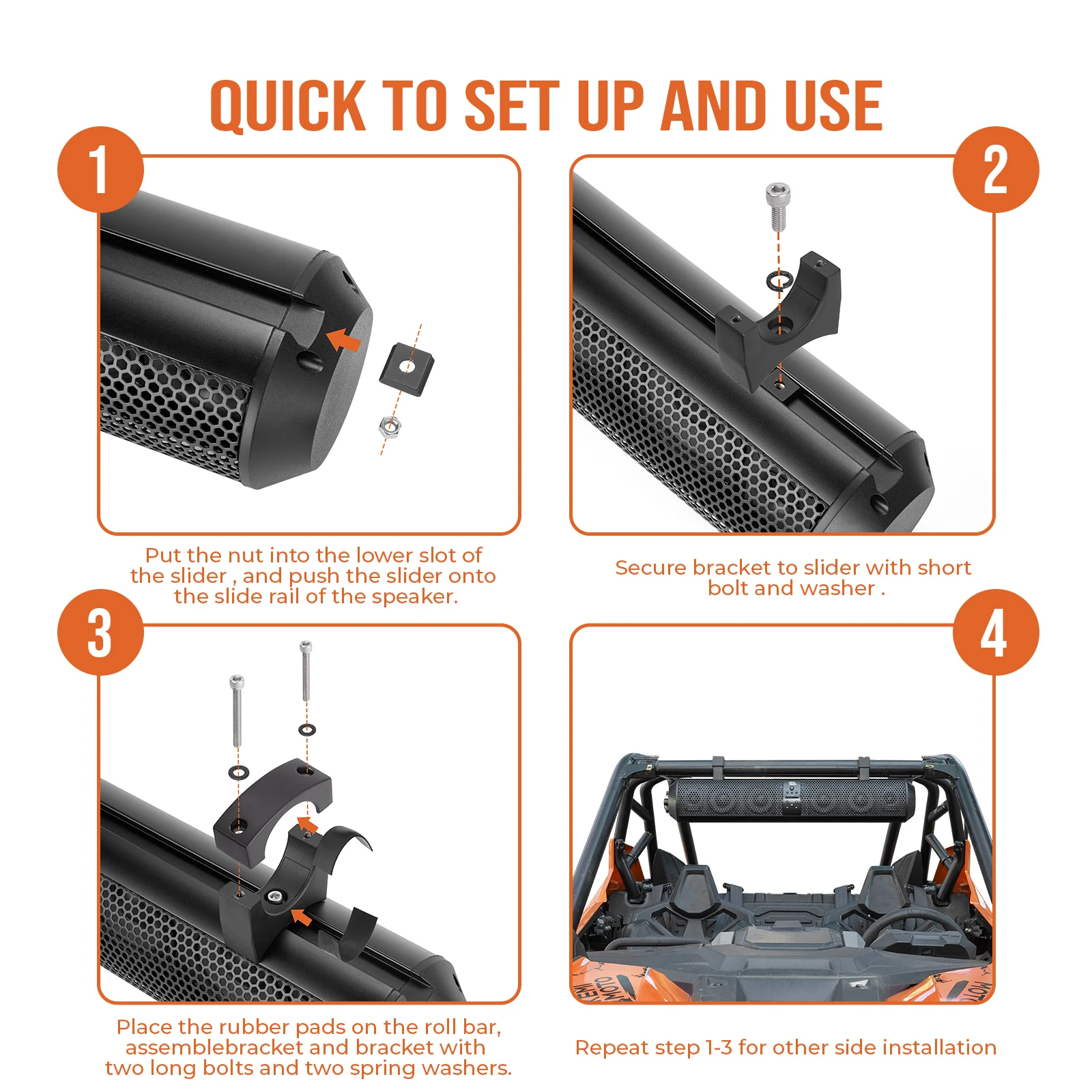 UTV KEMIMOTO Speaker Remote Control 