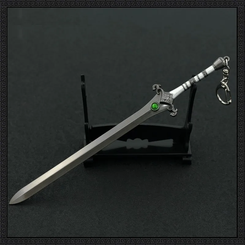 22cm Skofnung Sword God of War King Hrolf Kraki Kratos Metal Weapon Model Game Peripherals Home Ornament Decoration Crafts Toys 8cm valorant game peripherals weapon model keychain 2023 championship vandal keyrings toy sword cosplay kids toy gifts for boys