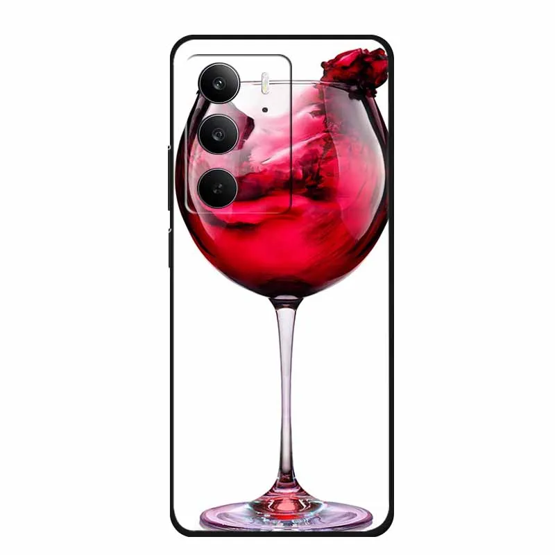 Fashion Black Silicone Soft Phone Case - Protective Back Cover