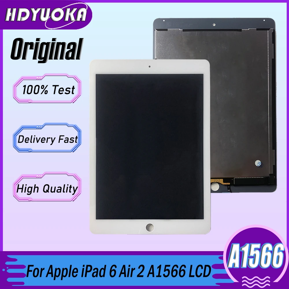 9.7" For Apple iPad 6 Air 2 LCD AAA+ Grade Display Touch Screen For
