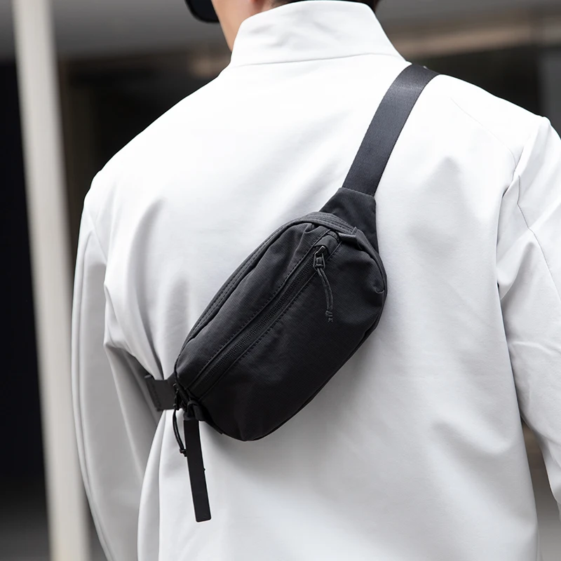 รูปสินค้า กระเป๋าคาดเอวป้องกันขโมย RFID น้ำหนักเบา สำหรับผู้ชาย