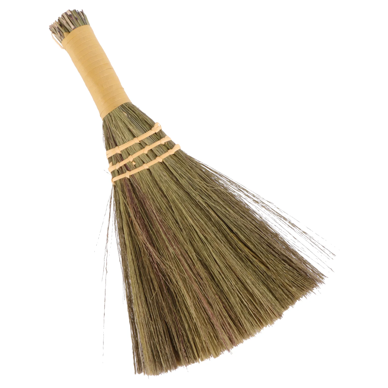 

Mini Whisk Broom Hand Broom Small Natural Grass Cleaning Broom Vintage Handmade Sweeping Duster Tool Fireplace