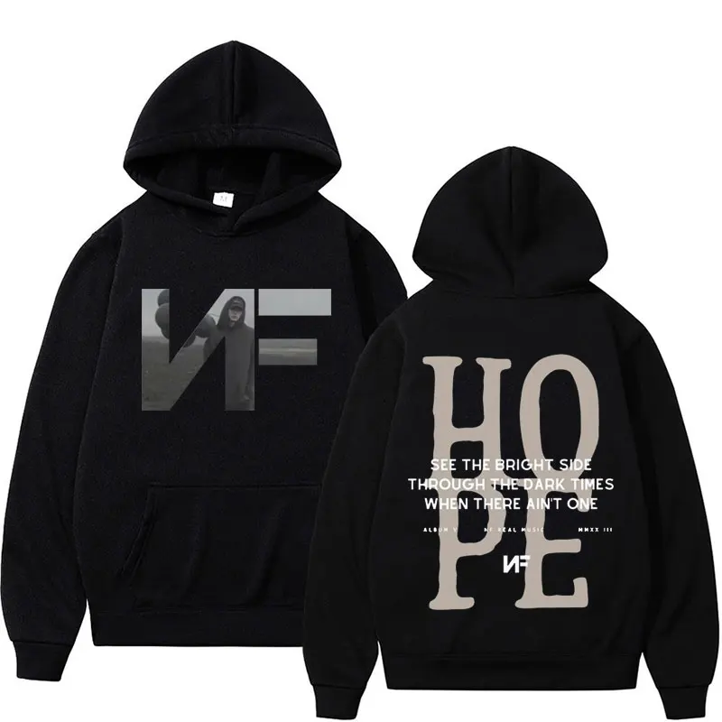 

Rapper NF Hope Tracklist Album Tour 2024 Graphic Pullover Hoodies Men Women Fashion Hip Hop Vintage Sweatshirt Hoodie Streetwear