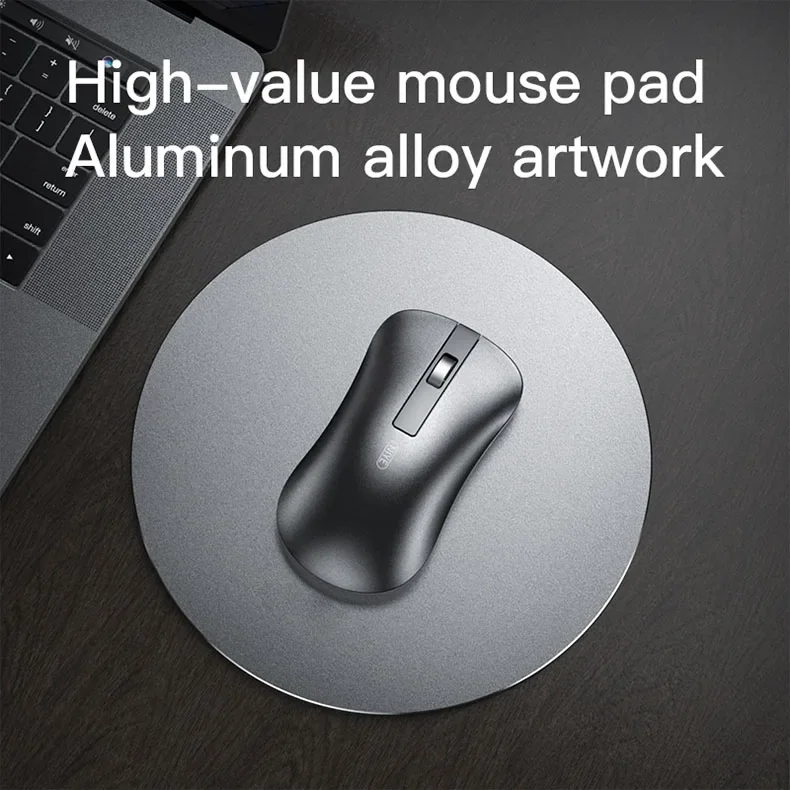 Mauspad aus Aluminiumlegierung für Gamer, tragbare Gaming-Mausmatte, Mousepad, harte Mauspads für Computer, Laptop, PC-Zubehör – Detail 3