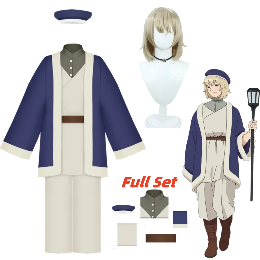 

Anime Delicious in Dungeon Falin Touden Cosplay Costume Falin Touden Wig Magician Outfits Halloween Carnival Party Women Clothes