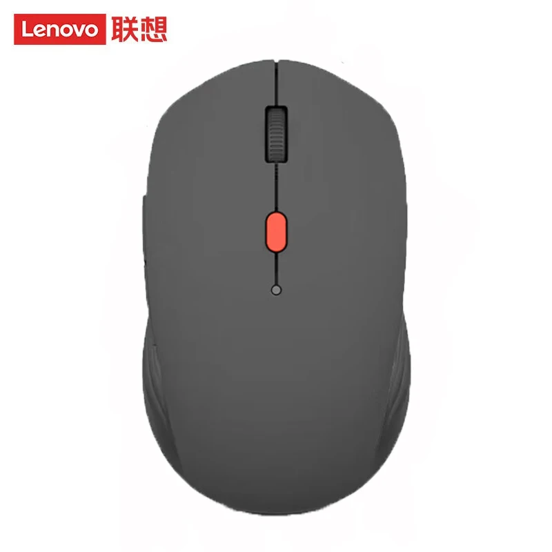 Lenovo 스마트 마우스 MS21 듀얼 모드 2.4G 무선 블루투스 맞춤형 Windows MacOS 대형 배터리 PC 노트북 용 부드럽게 조절 가능