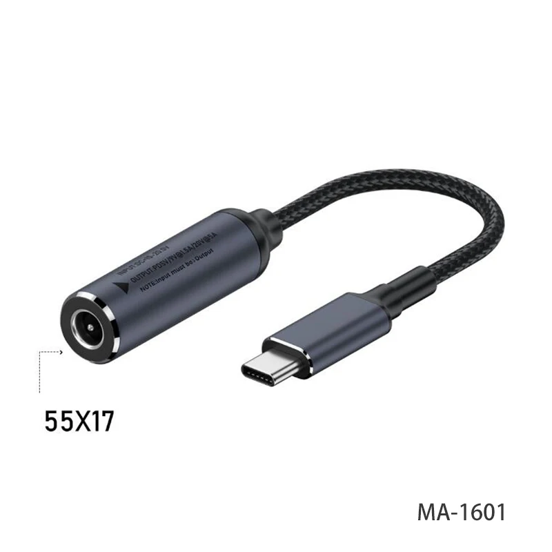 1PCS 100W DC Buchse auf Typ-C Adapter Kabel Universal Laptop PD Konverter Schnelle Ladekabel 5V/9V/20V Geeignet für Lenovo HP – Detail 12