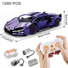 Riceblock Technical 1:14 Racing Sport Car Model Building Blocks Bricks MOC City Vehicle Supercar Adult Toy For Boy Children Gift 5