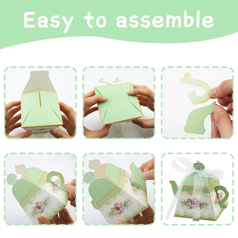25pcs Mini Teapot Gift Boxes 3