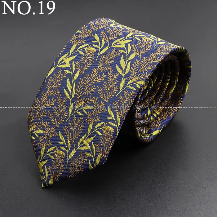 New Design Wedding Men Tie Grey Brown Green Rose Flower Geometry Neckties Business Dropshipping Groom Collar Accessories Gift