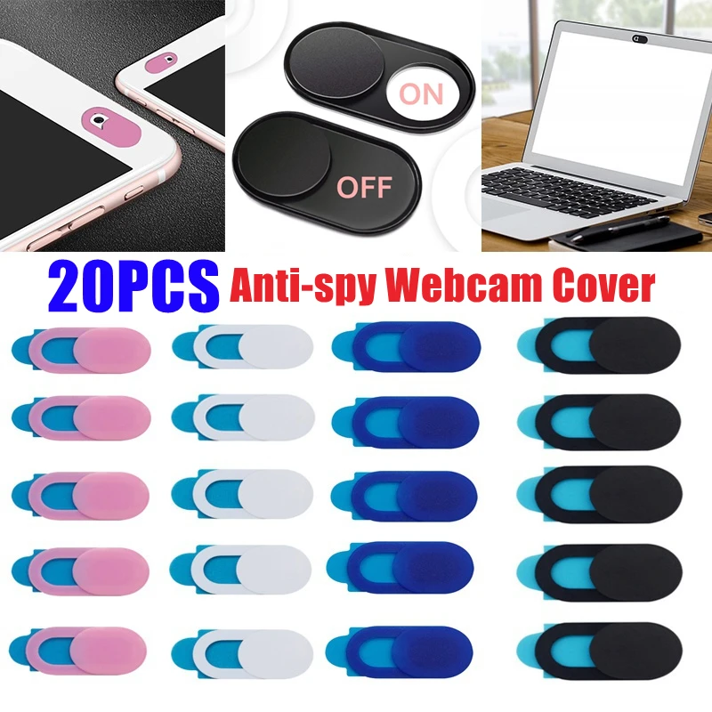 3pcs Metal Camera Lens Cap, Ultra Thin Camera Privacy Protection Cover Webcam Blocker Slider Smartphone Tablet Desktop Laptop Tricolo