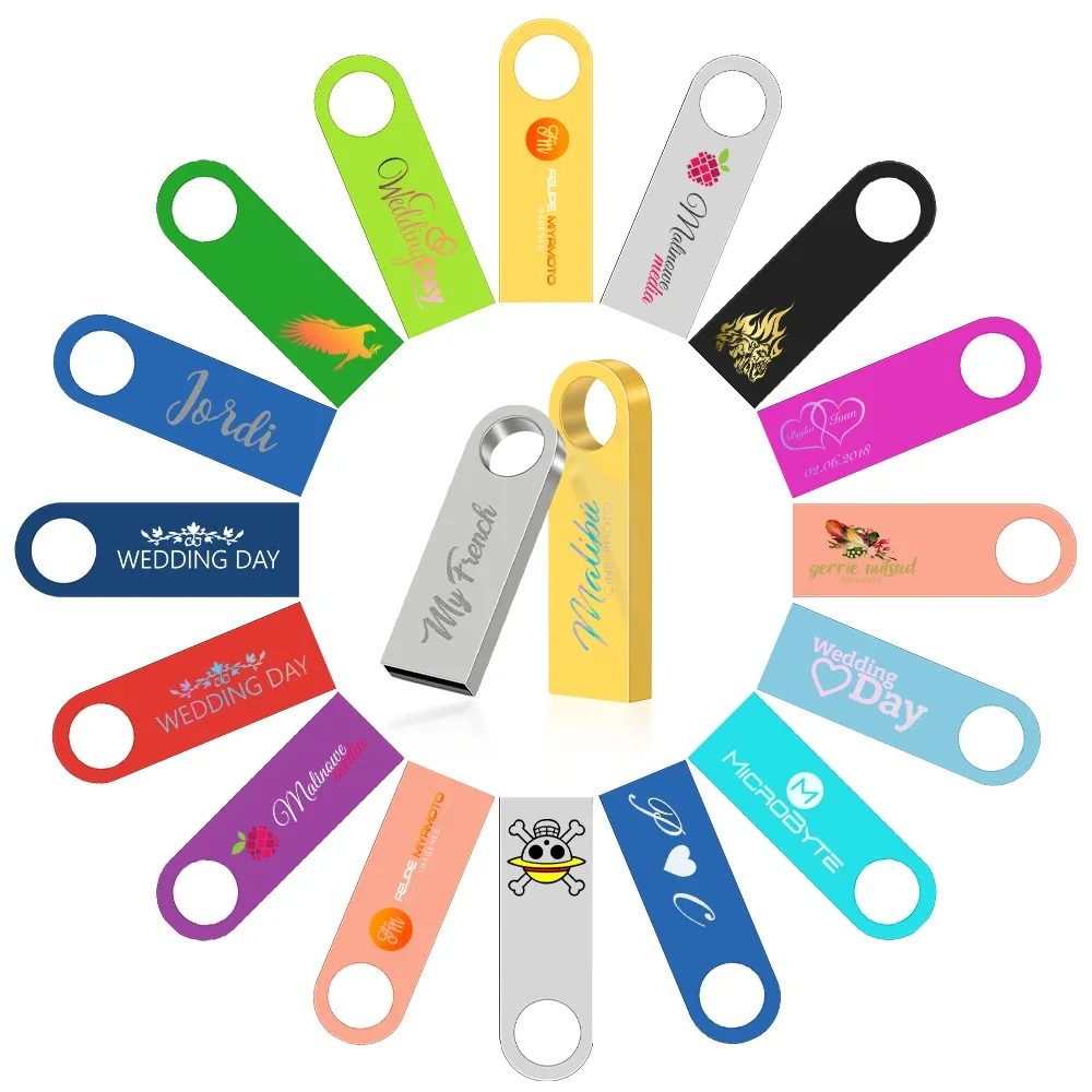 Jaster-metal Flash Drive com Logotipo Livre Usb 2.0 64gb 32gb 16gb 32gb 64gb Memory Stick Chaveiro Livre 8gb 4gb 10 Unidades Lote - Imagem 4