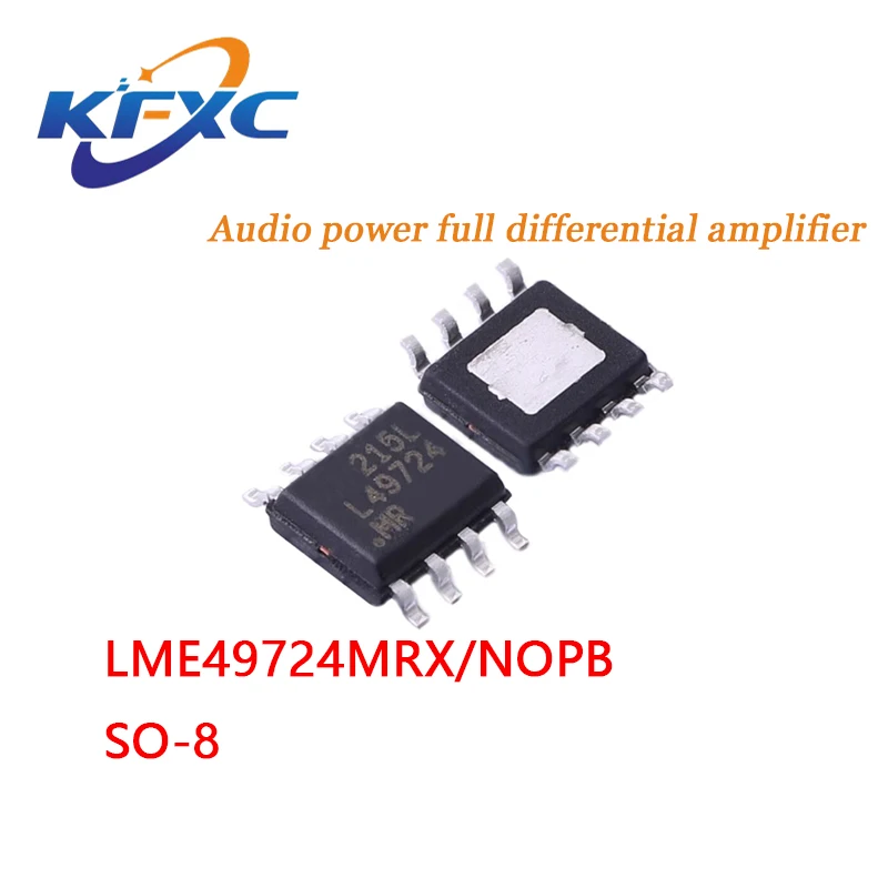 

LME49724MRX/NOPB New original TI package SOP8 Silkscreen L49724MR audio operational amplifier