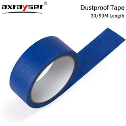 50/20m Blue Dustproof Tape to Protect Laser Head Dust Free for Fiber Cutting Machine No Adhesive Residue High Temperature