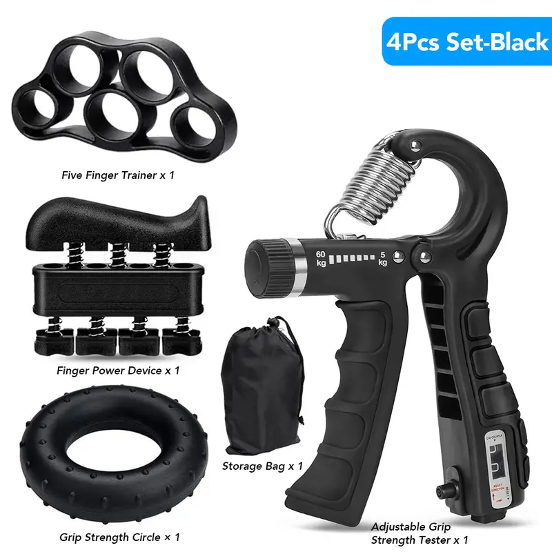 5-60Kg Adjustable Heavy Hand Gripper Fitness Hand Exerciser Grip Wrist Training Finger Gripper Hand Strengthener for Patient - Image 10