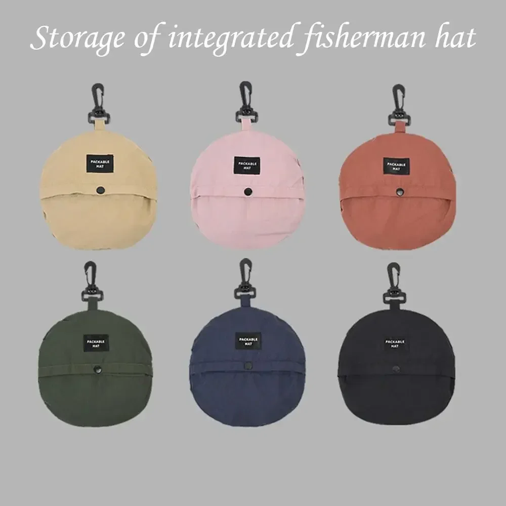 Waterproof Fisherman Hat Women Summer Sun Anti-UV Protection Camping Hiking Mountaineering Caps Men's Panama Bucket Outdoor 5