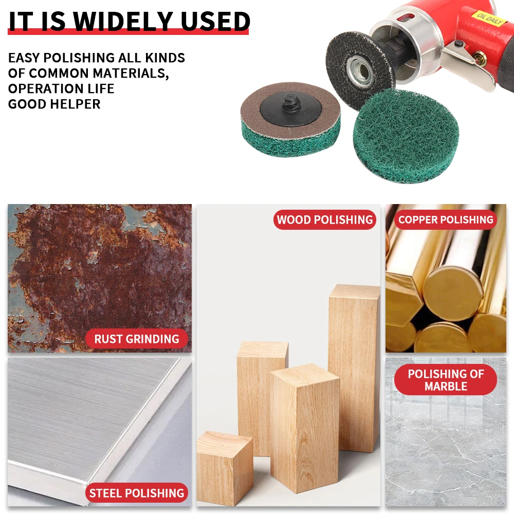 SI FANG 2/3 Zoll Roll Lock Schleifscheiben Pad für Holzbearbeitung Metall Drehwerkzeuge Oberflächenschleifen Polieren Schleifpapier – Detail 4