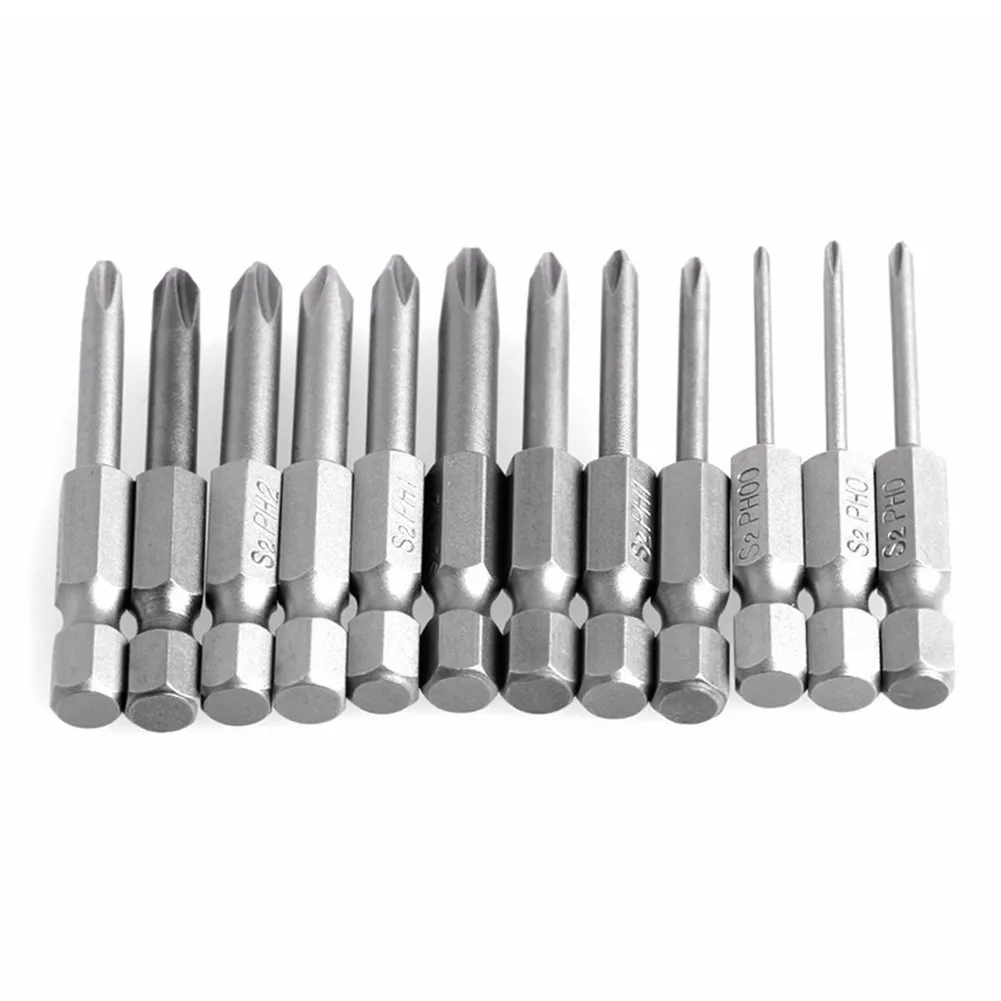 

Magnetic Bits Screwdriver Bit For Electric/hand Screwdrivers 6.35mm / 1/4 In. Hex Tool 1/4 Inch 12Pcs Hex Shank