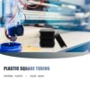 Plastic Square Tubing Tube Insert Blanking End Caps 50mm 2 inch 4 Pcs 3