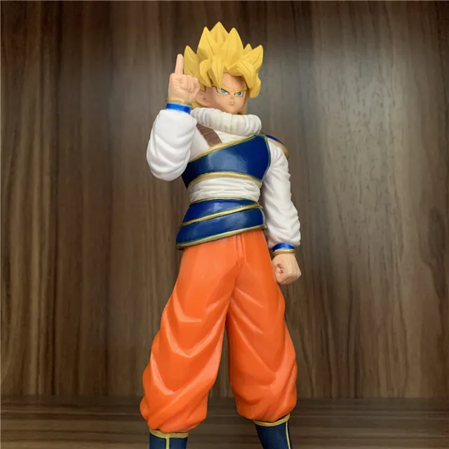 Bandai 44cm dragon ball z anime figuras gk super saiyan lc lenda