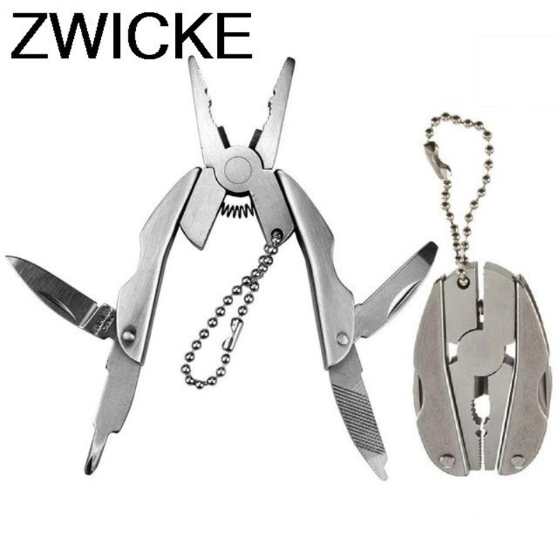 Stainless Steel Folding Pliers Functional Plier Hand Tools Plier Screwdriver Camping Gears Kit Outdoor Pocket Knife Multi-Tool