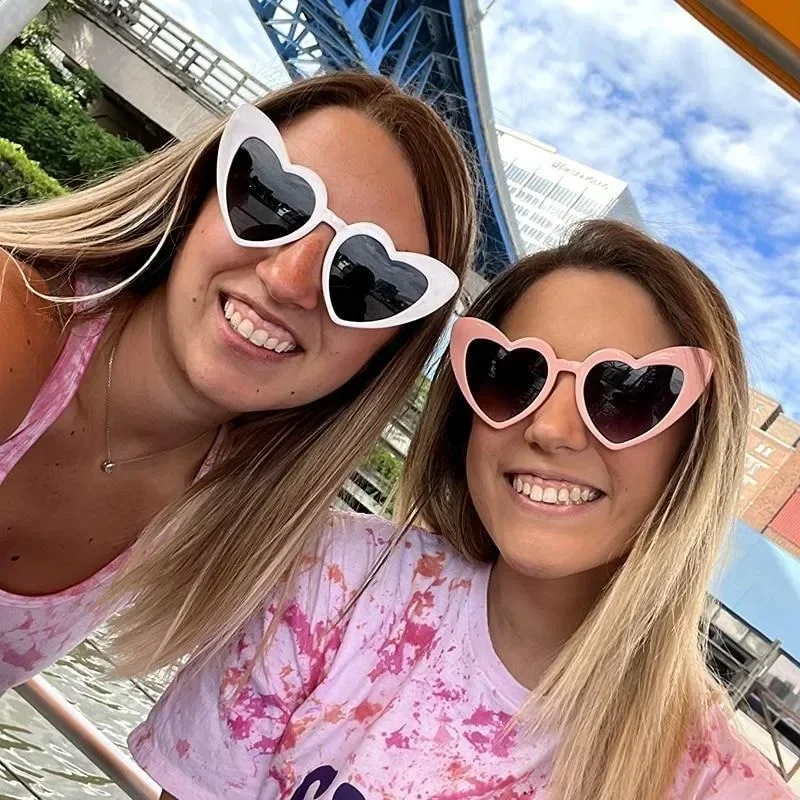 Chic Cat Eye Sunglasses Photo Prop for Bachelorette & Bridal Party Decorations