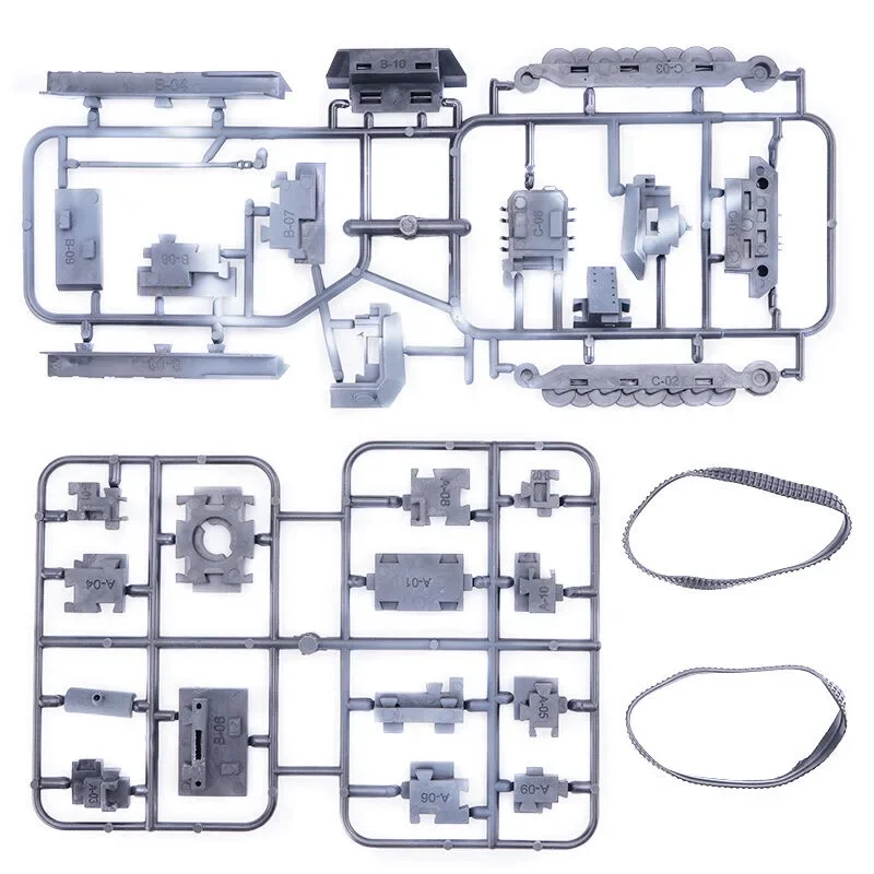 4D Building Block WWII German Tank Military Assembly Set - 1:72 Simulation Model Toy Gift