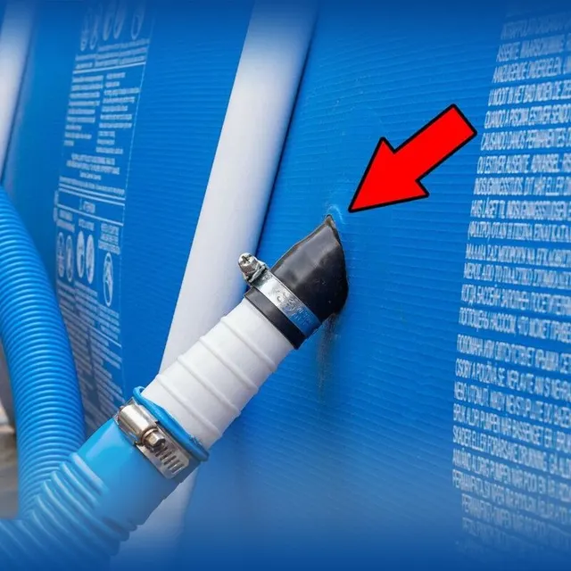 Úszómedencék Tartó Tömlőcsövet Tartozékok 38 Mm -Re Támaszkodnak A Föld Feletti Tömlő Kimenetéhez Kábel Nyakkendővel - Image 4