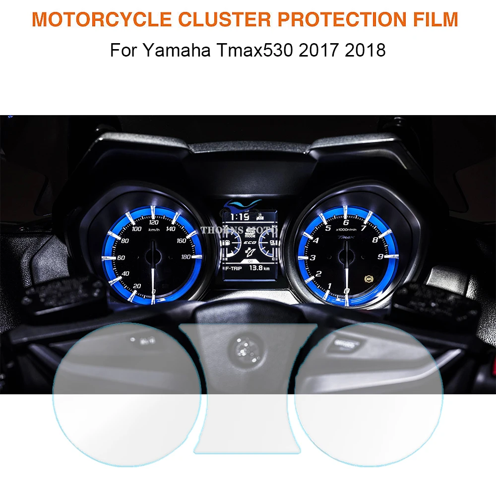 For Yamaha TMAX530 XP530 TMAX XP T MAX 530 2017 2018 Tmax560 Tech max Instrument Protective Film Dashboard Screen Protection