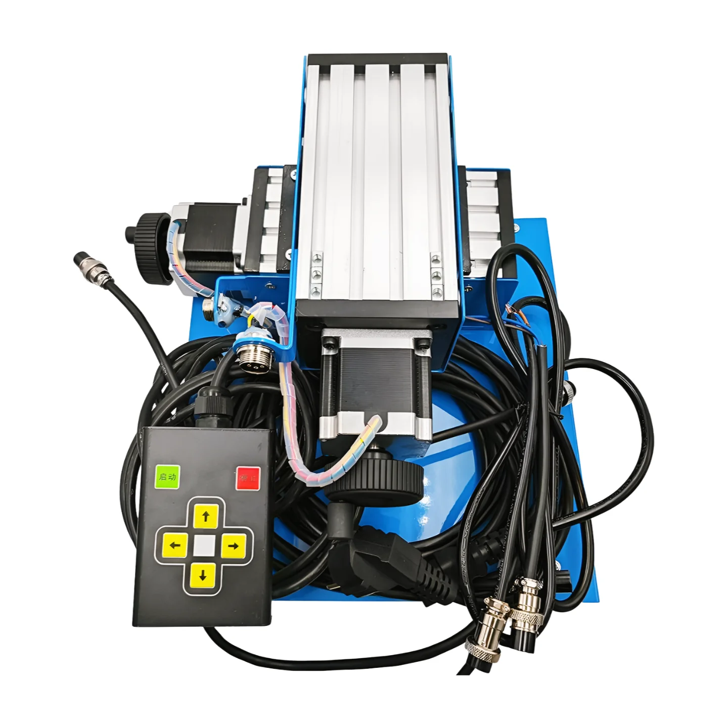 Cross Swing Automatic Two Axis Welding Oscillator Weaver PLC Controlled Motorized Mechanism for Welding Positioner Turntable 3